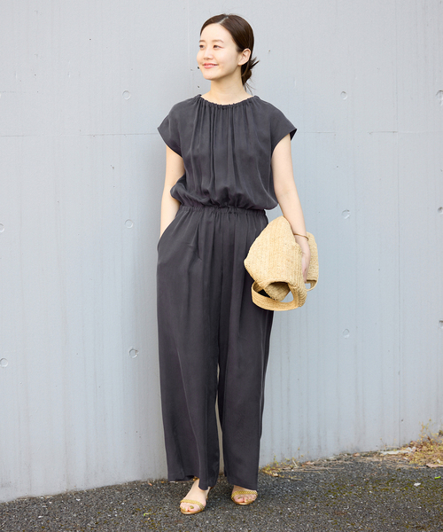 IENA（イエナ） オールインワン 「追加3」キュプラギャザーネック