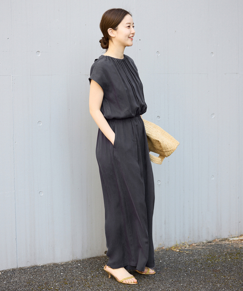 IENA（イエナ） オールインワン 「追加3」キュプラギャザーネック