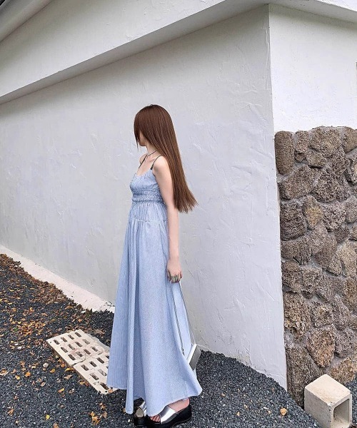 miniministore（ミニミニストア） ワンピース ストライプ柄キャミ