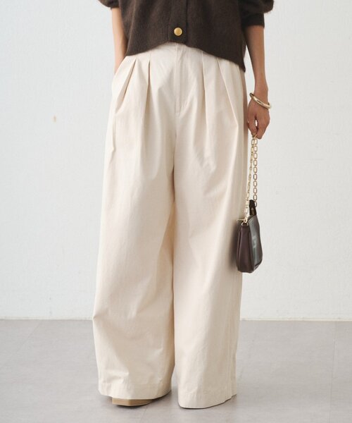 Loungedress（ラウンジドレス） チノパン チノベルトタックパンツ