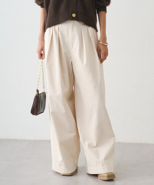Loungedress（ラウンジドレス） チノパン チノベルトタックパンツ