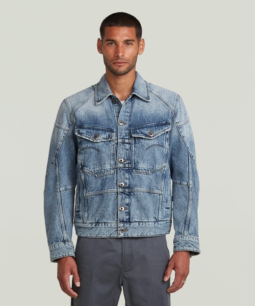 G-STAR RAW デニムジャケット gジャン Kitoh 3D Jacket/立体裁断シーム