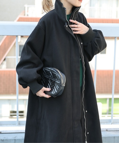 ap retro コート チェスターコート スタンドオーバーコート レディース