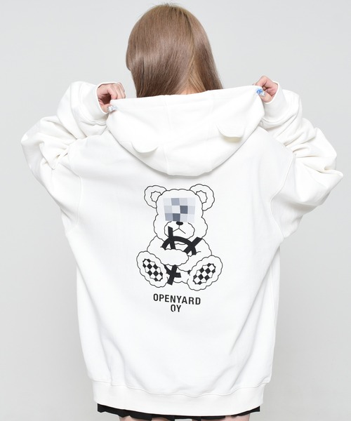 OY（オーワイ） パーカー MOSAIC ODOLLY HOODIE ZIP UP/モザイク
