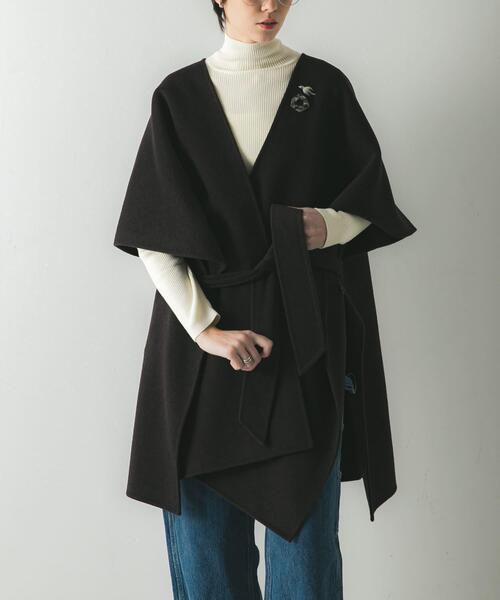 URBAN RESEARCH（アーバンリサーチ） ポンチョ ウールカシミヤリバー