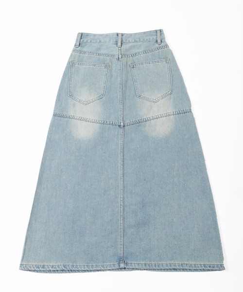 WC スカート ビジューデニムロングスカート : ZOZOTOWN Yahoo!店