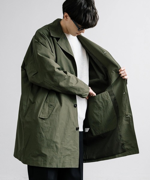 Audience（オーディエンス） ステンカラーコート コート 綿ナイロン高