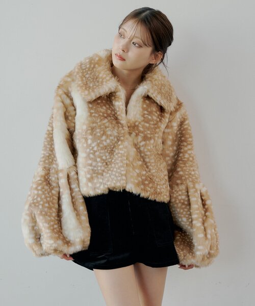 Chico（チコ） コート アウター 「SALON by Chico」袖ボリューム