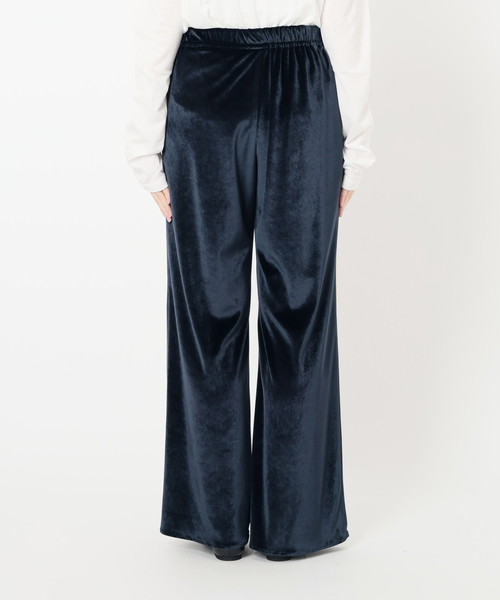 IENA（イエナ） パンツ ベロアイージーパンツ レディース : ZOZOTOWN