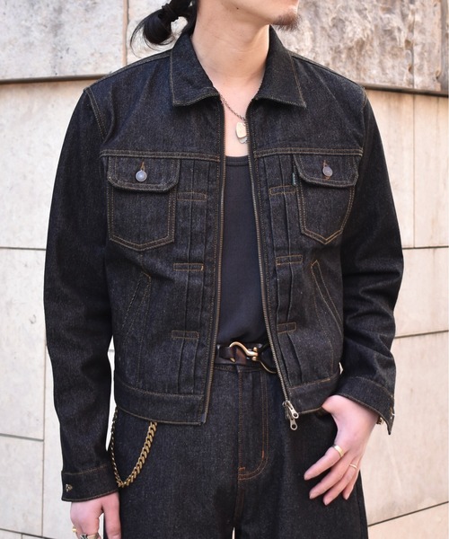 Noen（ノエン） デニムジャケット gジャン ダブルジップデニム