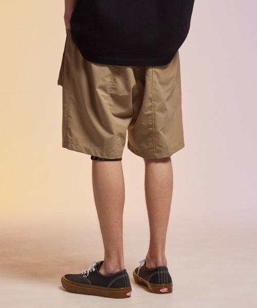 rehacer（レアセル） パンツ : Botanical Duck Short Pants Made in