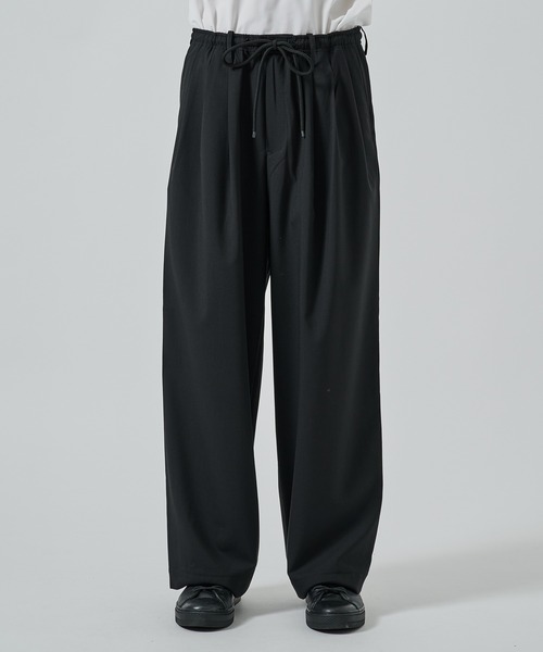 markaware（マーカウェア） スラックス TRIPLE PLEATED EASY TROUSERS