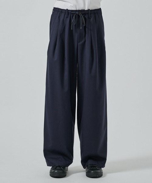 markaware（マーカウェア） スラックス TRIPLE PLEATED EASY TROUSERS