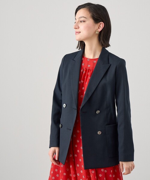 ANAYI（アナイ） ジャケット テーラードジャケット カラミコットン