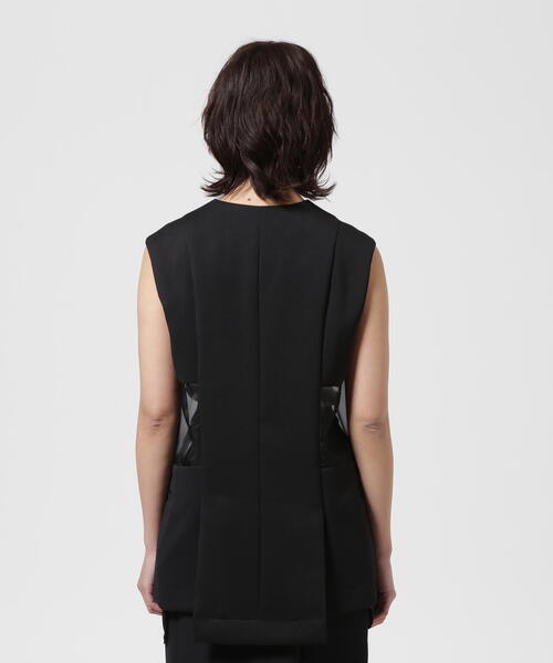 UN3D.（アンスリード） ベスト ジレ UN3D./アンスリード/SHEER LAYERED