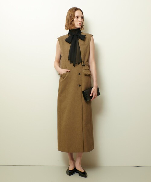 allureville（アルアバイル） ワンピース ツィードライクロングジレ