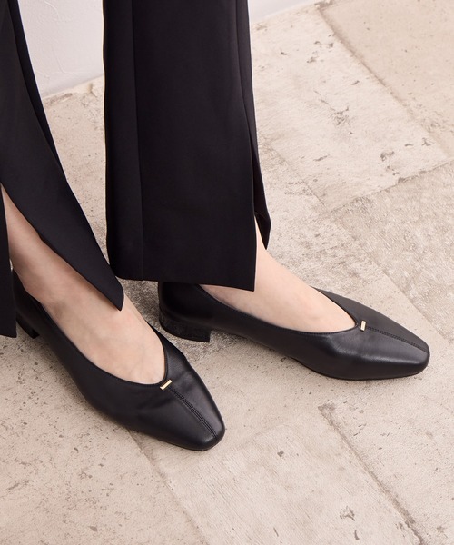 HIMIKO パンプス 「HIMIKO」「ZOZOTOWN限定デザイン」「本革」ゴールド