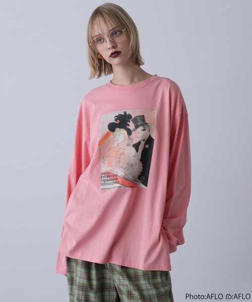 ROSE BUD（ローズバッド） tシャツ (CREOLME)グラフィックロングT