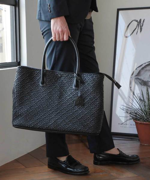 P.I.D トートバッグ ピーアイディー「PID」レザートートバッグ メンズ