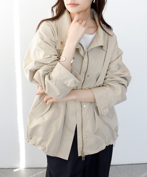 Jines（ジネス） マウンテンパーカー ウインドブレーカー 撥水ツイル