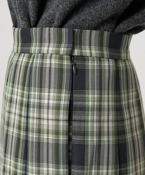 BEAUTY＆YOUTH UNITED ARROWS スカート チェック プリーツロング