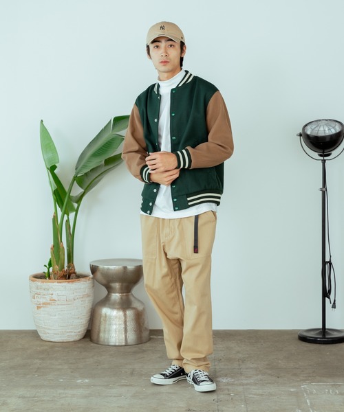 SKOOKUM（スクーカム） ジャケット スタジャン Light Varsity Jacket