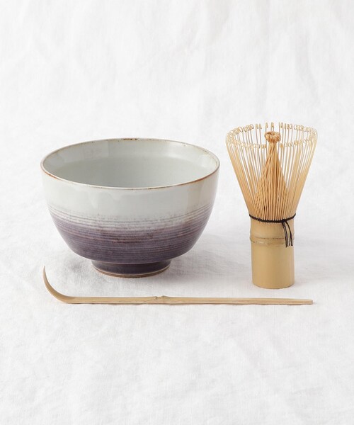 212 KITCHEN STORE 食器 お抹茶3点セット 裾濃 藤色 : ZOZOTOWN Yahoo