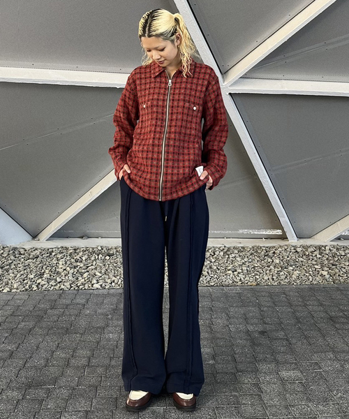 BRAIN DEAD（ブレインデッド） ブラウス シャツ CHECK MATE FLANNEL