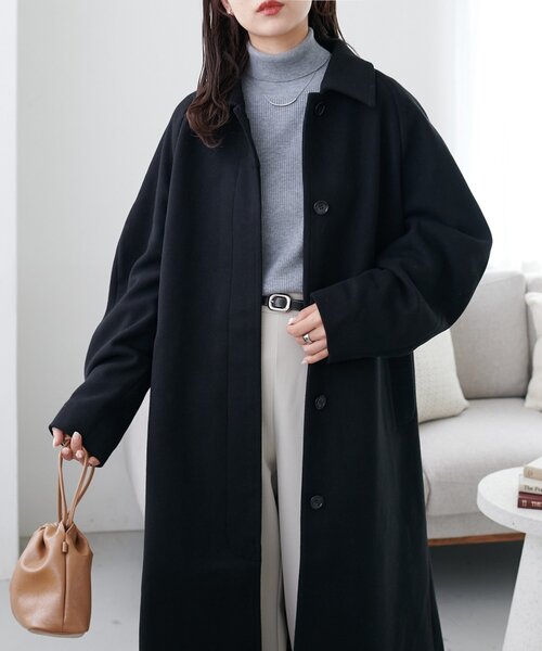 Discoat（ディスコート） ステンカラーコート コート 中空糸ステン