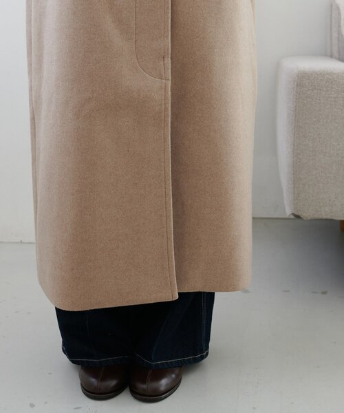 Discoat（ディスコート） ステンカラーコート コート 中空糸ステン