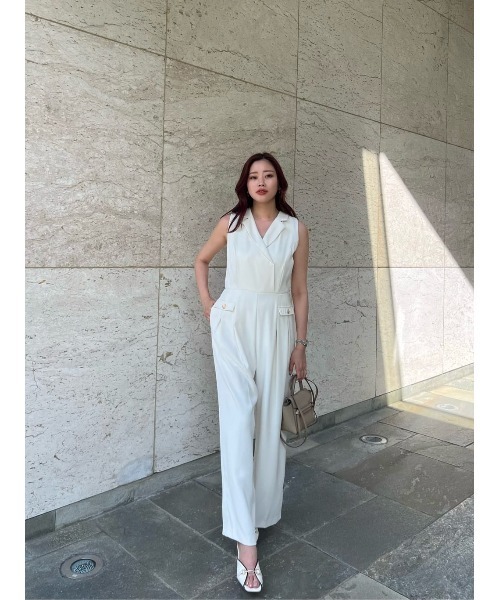 Her lip to オールインワン Louvre Ribbon Jumpsuit レディース