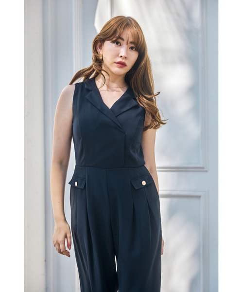 Her lip to オールインワン Louvre Ribbon Jumpsuit レディース