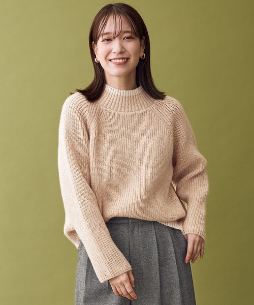 ANY（エニィ） ニット セーター 「5色展開」バイカラーMIXニット