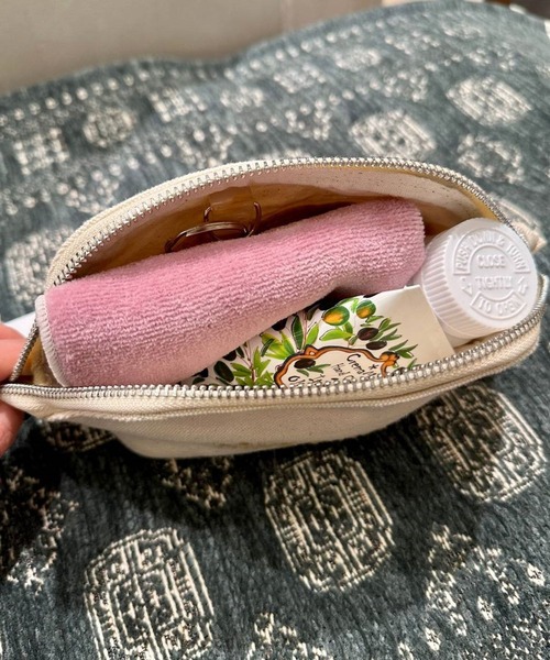 niko and…（ニコアンド） ポーチ オリジナルニコロゴ刺繍ポーチ