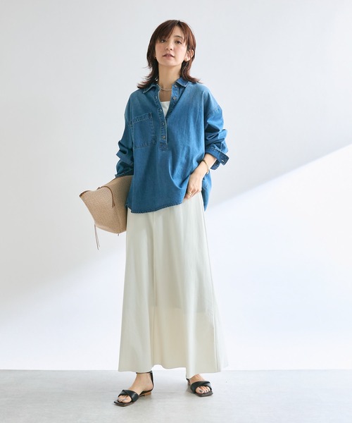 RIVE DROITE（リヴドロワ） ブラウス シャツ MONN.:.(モン)/デニムプル