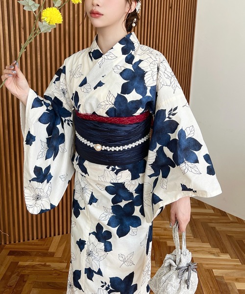 moment+ 浴衣 浴衣3点セット（ゆかた・帯2本）、その他3のみ2点セット