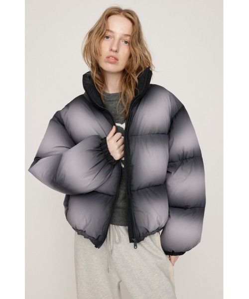 SLY（スライ） ブルゾン アウター FADED PRINT PUFFER JK フェイディド