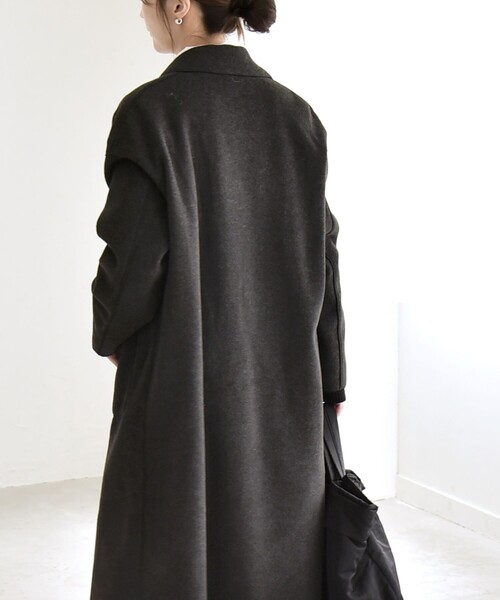 quaranciel コート チェスターコート quaranciel: ダブル パイル