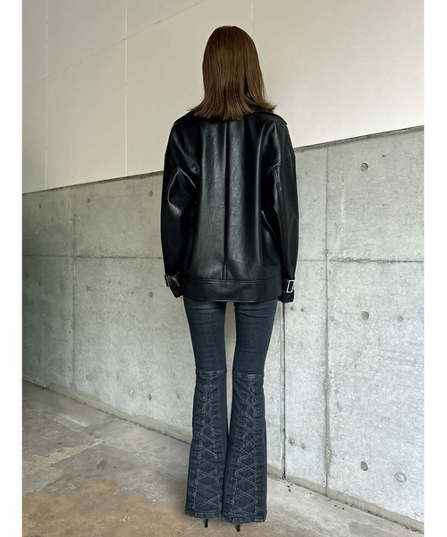 EGOIST（エゴイスト） レザージャケット ライダース Backタック