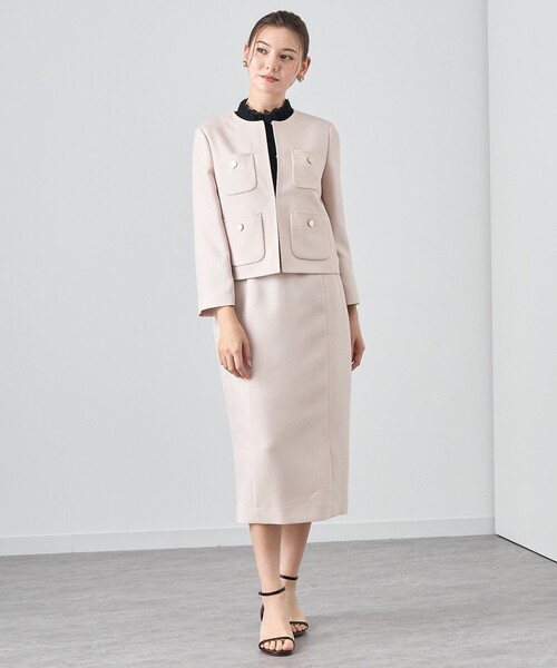 ANAYI（アナイ） ジャケット ノーカラージャケット 「セットアップ対応