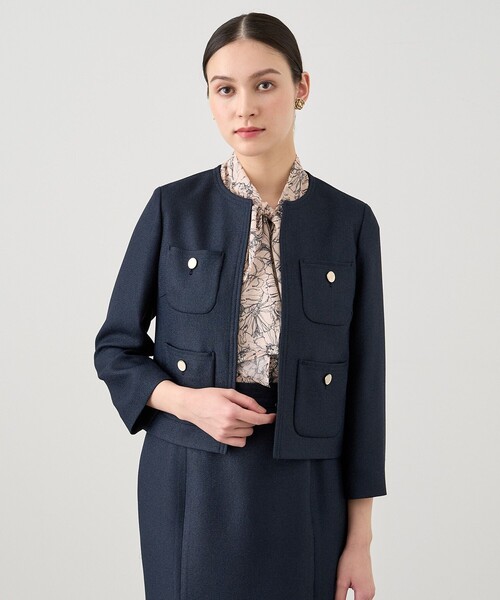 ANAYI（アナイ） ジャケット ノーカラージャケット 「セットアップ対応