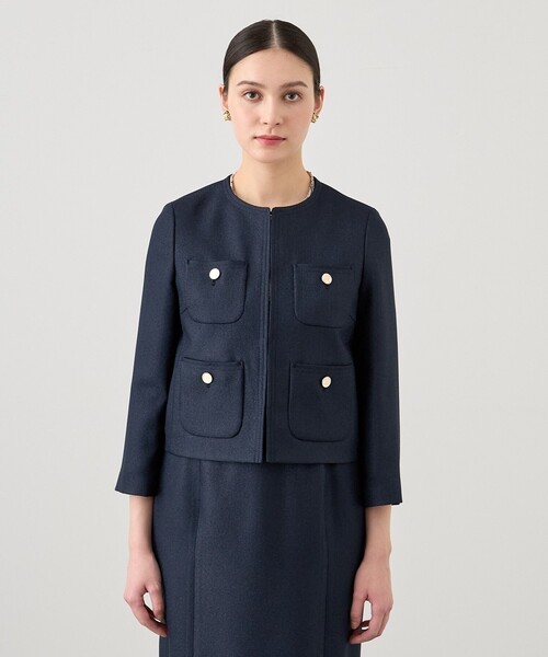 ANAYI（アナイ） ジャケット ノーカラージャケット 「セットアップ対応