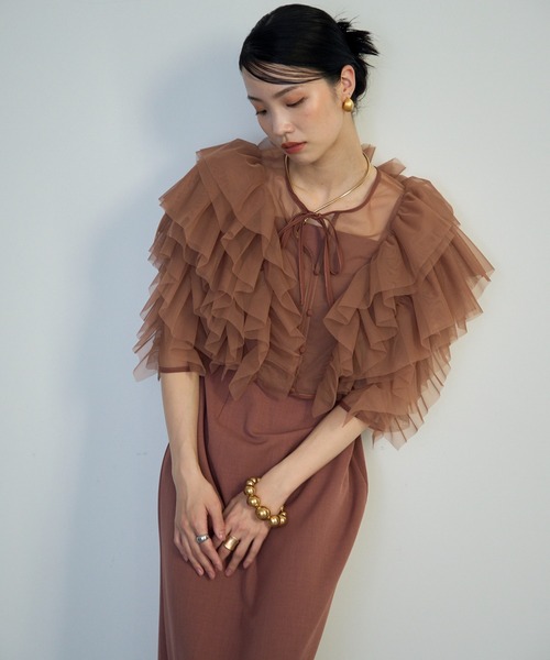 Trish（トリッシュ） ワンピース チュールボレロ＆ワンピース