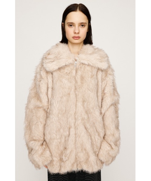 SLY（スライ） ブルゾン アウター BIG COLLAR FUR COAT ビッグカラー