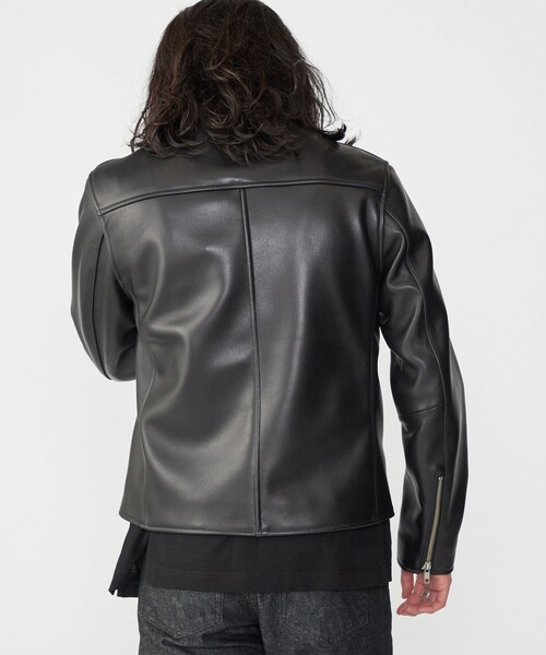 SHIPS（シップス） 革ジャン ライダース SHIPS: ラムレザー シングル