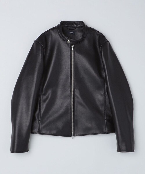 SHIPS（シップス） 革ジャン ライダース SHIPS: ラムレザー シングル