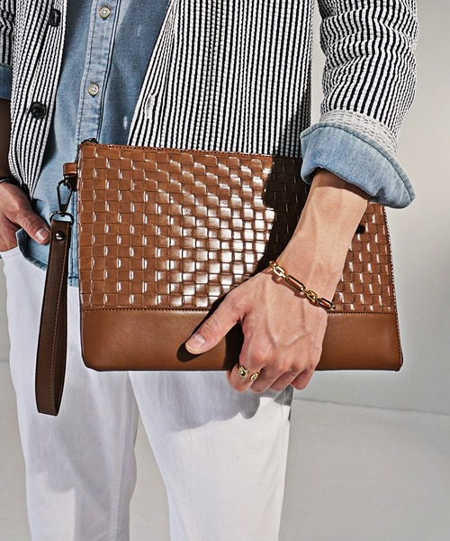 SOMEDIFF（サムディフ） クラッチバッグ イントレチャートクラッチ