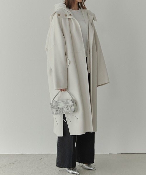 LE CIEL BLEU（ルシェルブルー） コート アウター フードダブル