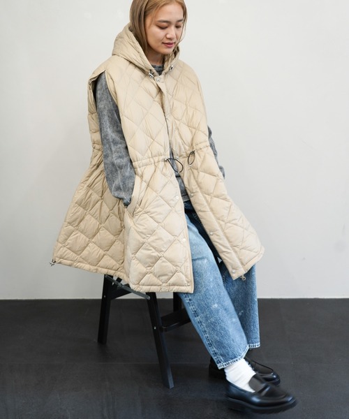 TAION（タイオン） ダウンコート ダウンジャケット CITY DOWN CAPE