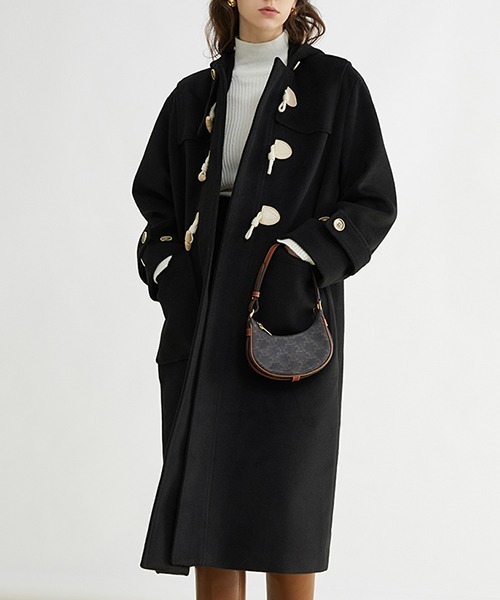 ダッフルコート コート フード ダッフルロングコート FC19W140「Fano